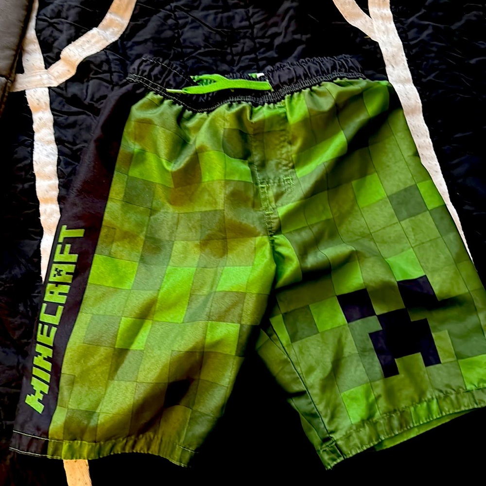 Minecraft swim shorts